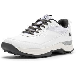 FitVille Wide Golf Shoes Men Professional Outdoor Water Resistant Golf Shoes for Course with Spikes