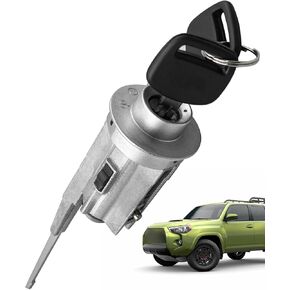 Ignition Lock Cylinder Switch Fit for Lexus LX470 Toyota 4Runner Avalon FJ Cruiser Land Cruiser Sequoia Solara Tundra, Replace 89703-33070 69052-34040, with 2 Keys
