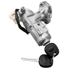 Ignition Lock Cylinder Assembly Switch 2 Key Fit for Toyota Corolla Matrix 2003-2008, Inner Car Ignition Switch Door Lock Replace 45020-02-3