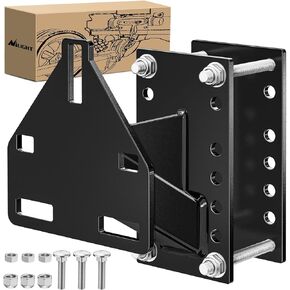 Nilight Trailer Hitch حاملة إطارات إطارات قابلة للتعديل قابلة للتعديل حاملة الإطارات الاحتياطية لشاحنة سيارات الدفع الرباعي ATV UTV لمستقبل 2 بوصة نوبات 4 و 5 و 6 عجلات مقطورة العروات