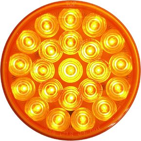 Optronics SLL43AB2P Amber 4" Oval Sealed LED Warning Lamp