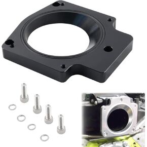 محول جسم Throttle 92mm LS متوافق مع LS1 3 من مشعب السحب الترباس إلى LS3 4 Bolt Throttle Body DBC LM7 LR4 LQ4 LS6 L59 LQ9 LM4 L33 LSX 4.8L 5.3L 5.7L 6.0L بديل لـ 551513