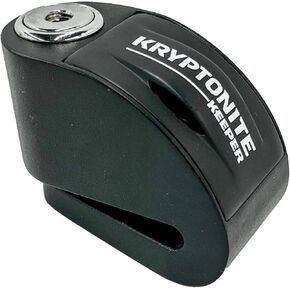قفل قرص إنذار Kryptonite Keeper ، وقفل قرص دراجة نارية مضاد للسرقة ، قفل مقاوم للماء 100 ديسيبل ، قفل كسر قرص PowerSport PowerSport للدراجات النارية الدراجات النارية