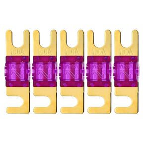 MECCANIXITY 5 Pcs 60 A 32 V Mini ANL Fuse Replacement Electrical Protection Electronics Blade Fuse for Automotive Marine Audio Video System