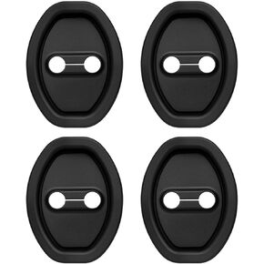 4PCS Upgraded Car Door Latch Guard Cover,Silicone Car Door Lock Cover for Car Door Protector and Noise Reduction,Universal Automotive Exterior Accessories