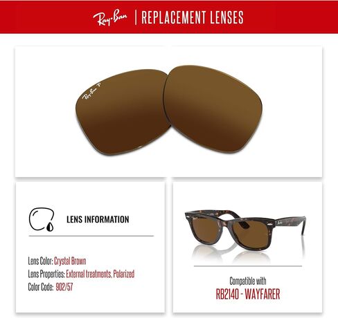 Original Wayfarer RB2140 Replacement Lenses For Men For Women + BUNDLE with Designer iWear Eyewear Kit in Saudi Arabia