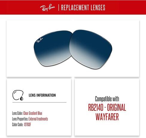 Original Wayfarer RB2140 Replacement Lenses For Men For Women + BUNDLE with Designer iWear Eyewear Kit in Saudi Arabia