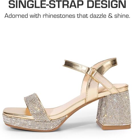 DREAM PAIRS Girls Sandals Open Toe Low Block Chunky Heels Sandals Party Dress Pumps Shoes for Little Big Kid in Saudi Arabia