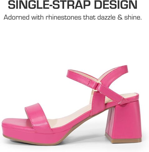 DREAM PAIRS Girls Sandals Open Toe Low Block Chunky Heels Sandals Party Dress Pumps Shoes for Little Big Kid in Saudi Arabia