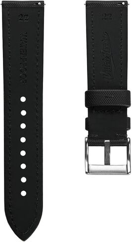 WatchGecko Atlas Sailcloth Waterproof Watch Strap – Quick-Release Spring Bars, Brushed Stainless-Steel Buckle, 18mm, 19mm, 20mm, 21mm, 22mm Sizes, 5 Color Options in Saudi Arabia
