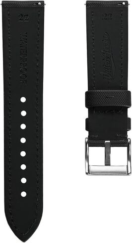 WatchGecko Atlas Sailcloth Waterproof Watch Strap – Quick-Release Spring Bars, Brushed Stainless-Steel Buckle, 18mm, 19mm, 20mm, 21mm, 22mm Sizes, 5 Color Options in Saudi Arabia