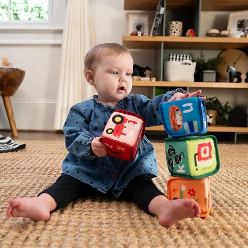 Baby Einstein Explore & Discover Soft Blocks Toys, Ages 3 months + in Saudi Arabia
