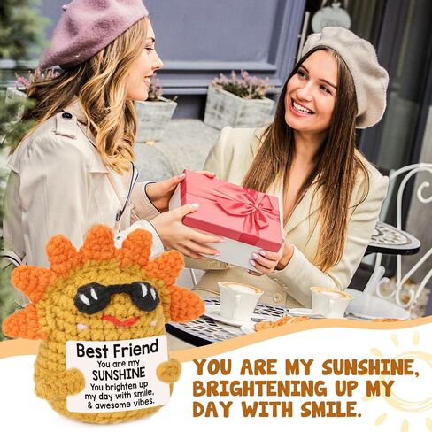 شكرا لك التقدير هدايا للنساء ، والكروشيه الملهمة للمعلمين زملاء العمل في العمل ممرضة الطبيب رئيس عيد ميلاد ، زخارف التقاعد التحفيزية لصديق ، ديكور أشعة الشمس البشرية in Kuwait