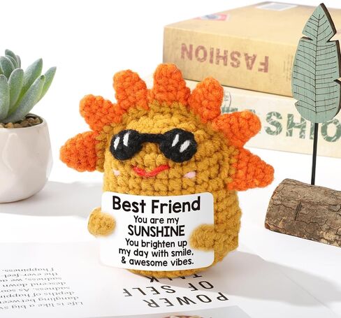 شكرا لك التقدير هدايا للنساء ، والكروشيه الملهمة للمعلمين زملاء العمل في العمل ممرضة الطبيب رئيس عيد ميلاد ، زخارف التقاعد التحفيزية لصديق ، ديكور أشعة الشمس البشرية in Kuwait