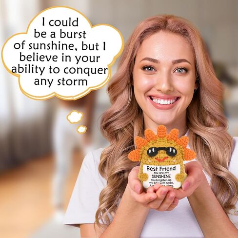 شكرا لك التقدير هدايا للنساء ، والكروشيه الملهمة للمعلمين زملاء العمل في العمل ممرضة الطبيب رئيس عيد ميلاد ، زخارف التقاعد التحفيزية لصديق ، ديكور أشعة الشمس البشرية in Kuwait