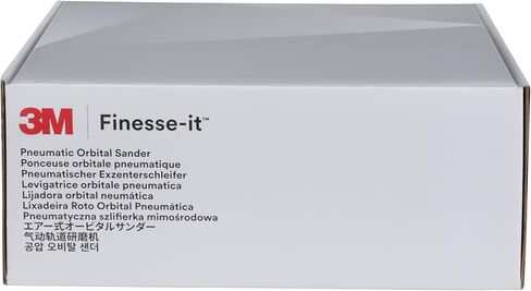 3M Finesse-it Pneumatic Orbital Sander, 65993, 1-1/4 in (32 mm), 1/8 in (3 mm) Orbit, for Automotive Paint Perfection, Compact, Lightweight, Maximum Control in Saudi Arabia