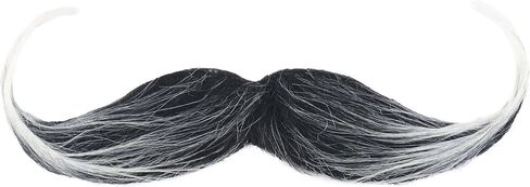 Fake Beard and Mustache for Men False Stick On Handlebar Mustaches Self Adhesive Fake Facial Hair in Saudi Arabia