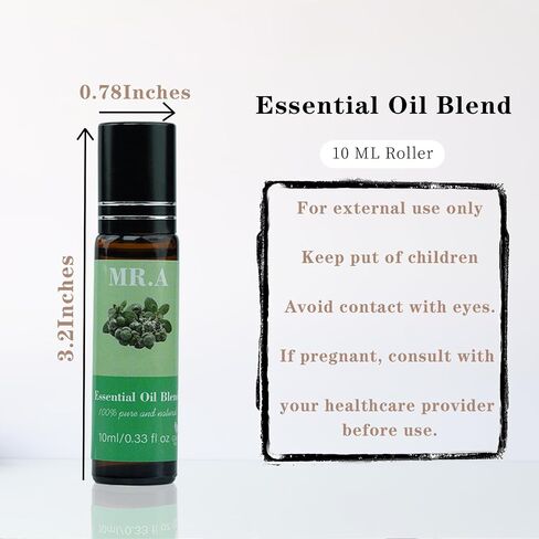 3 Pack Essential Roll On Blend Oils Set, 100% Natural Fragrance Oil, Aromatherapy Roll On Blend Oil with Pure Lavender Oil, Gift for Women Men 0.33 fl.oz in Kuwait