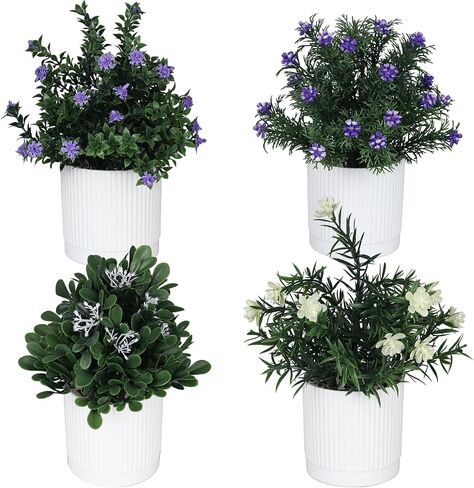 TOTOGA Artificial Hanging Plants 2 Pack Fake Potted Plants for Wall Home Room Office Indoor Decor (2 Pcs) in Saudi Arabia