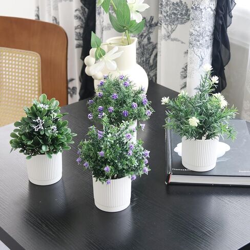 TOTOGA Artificial Hanging Plants 2 Pack Fake Potted Plants for Wall Home Room Office Indoor Decor (2 Pcs) in Saudi Arabia
