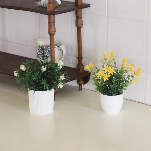 TOTOGA Artificial Hanging Plants 2 Pack Fake Potted Plants for Wall Home Room Office Indoor Decor (2 Pcs) in Saudi Arabia