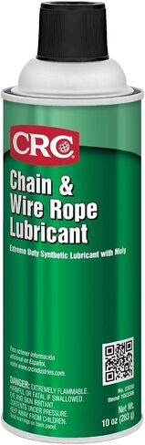 CRC Chain And Wire Rope Lubricant, 10 Wt Oz, Extreme Duty Synthetic Lubricant With Moly, Aerosol Spray in Saudi Arabia