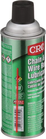 CRC Chain And Wire Rope Lubricant, 10 Wt Oz, Extreme Duty Synthetic Lubricant With Moly, Aerosol Spray in Saudi Arabia