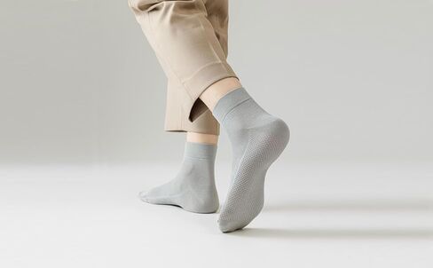 Women Men Cotton Ankle Crew Socks,Comfort Breathable Dress Socks，Super soft Quarter Socks 5 Pairs in Saudi Arabia