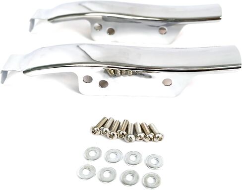 Metal Harley Fender Saddlebag Gap Filler Panels for Harley Touring 1993-2008, Electra Glide Road Glide FLTR EFI FLTRI (Chrom) in Saudi Arabia