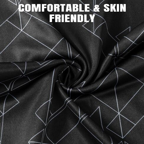 Hongteya 6 Pack Neck Gaiter Face Mask: Treasable Roof Face Cover Balaclava High Flastic Earloop Bandana for Men Women in Kuwait