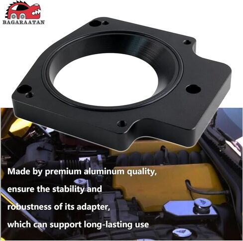92mm LS Throttle Body Adapter Compatible WithLS1 3 Bolt Intake Manifold to LS3 4 Bolt Throttle Body DBC LM7 LR4 LQ4 LS6 L59 LQ9 LM4 L33 LSX 4.8L 5.3L 5.7L 6.0L Replacement for 551513 in Kuwait