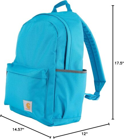 Carhartt 21L حقيبة ظهر كلاسيكية ، حزمة مقاومة للماء W/ 15 بوصة كمبيوتر محمول ومقصورات تنظيمية ، أسود ، PFAs مجاني in Saudi Arabia