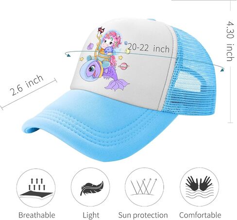 Negi Kids Hat Baseball Cap with Youth Hats for Boys Toddler Mesh Trucker Hats for Girls Boys in Saudi Arabia