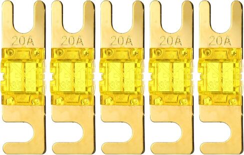 Meccanixity 5 PCS 60 A 32 V MINI ANL FUSE استبدال الحماية الكهربائية للشفرة FUSE لنظام الفيديو الصوتية البحرية للسيارات in Kuwait