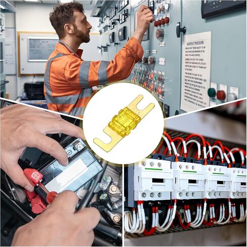 Meccanixity 5 PCS 60 A 32 V MINI ANL FUSE استبدال الحماية الكهربائية للشفرة FUSE لنظام الفيديو الصوتية البحرية للسيارات in Kuwait