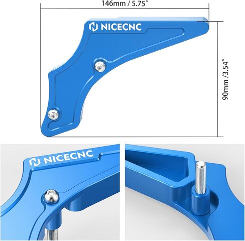 Blue 2T Case Saver Sprocket Guard Compatible with Husqvarna TE250 TE i250 TE300 TEi300 2017–2023 TX250 TC250 TX300 TC300 2017–2022 See Fitment in Saudi Arabia