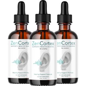 (3 حزمة) قطرات Zencortex ، Zencortex ، Zencortex Drops الملحق السائل ، مراجعات Zen Cortex Drops ، قطرات Zencortex Ear ، مراجعات Zen Cortex ، صيغة دعم السمع Zen Cortex ، 3 زجاجات لمدة 90 يومًا
