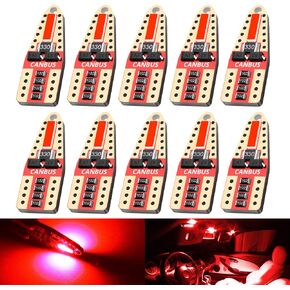 Yeoro 194 LED LED Blue 168 2825 W5W T10 Wedge 2-SMD 7020 Chip LED لمصابيح LED للسيارة DASH DASH GAUGER CLUSTER DOME PLATE RICENT REIVERN (أزرق)