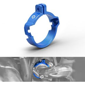 Orange Escape Flange Guard Protector Compatible with KTM 250 300 XC/SX 2023-2024 250 300 EXC XCW 2024 CNC-machined Flange Clamp Guard See Ftiemnt