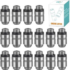 (OEM Parts) 16 PCS HT-6000 Hydraulic Lifters Engine Valve Lifters Lash Adjusters Fit for 1992-2007 Mitsubishi Eclipse Galant Lancer, Dodge Stratus, Eagle Summit, Plymouth Colt 2.0L 2.4L L4 4G64