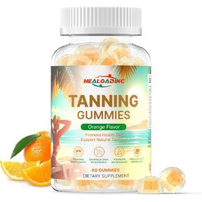 ملحق دباغة Gummies للنساء: دباغة اليومية مع Astaxanthin L-Tyrosine Lycopene Vitamin A لدباغة مكملات وحساسية الشمس تدعم زيادة الميلانين الطبيعية