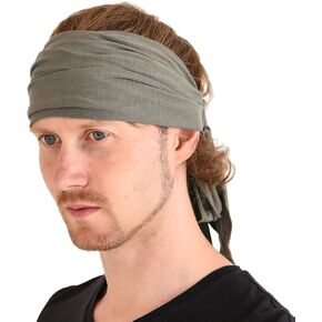 CHARM Japanese Headband Pirate Bandana - Men Ninja Head Wrap Women Hair Band