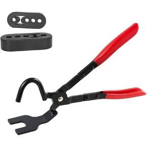 Pterosaur Exhaust Hanger Removal Tool With 4 Hole Rubber Hanger,Muffler Hanger Removal Tool,2 Pack Rubber Hanger