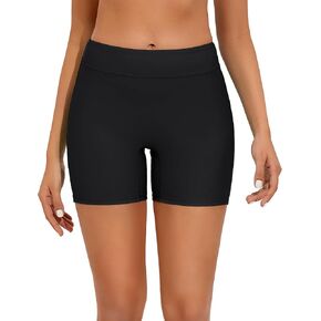 Bonneuitbebe Women's Swim Shorts High Waist Bathing Suit Bottoms UPF 50+ Swimsuit Boy Shorts Bikini Board Shorts S-XXL in Kuwait