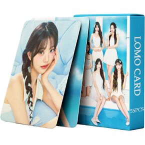 IVE Photocards K-POP IVE ALIVE Album Photo Cards 55PCS IVE CRUSH Lomo Cards IVE Merch Wonyoung Photocards