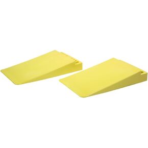 Mytee Products 14"x8"x2-3/8 Starter Tow Ramp for Steel Bed Rollback, Car Carrier, Hauler, Flatbed, w/Square Profile & Curved Bottom Edge - Safety Detachable Extendable Car Ramp Set - 2-3/8" Lift