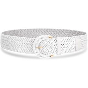 Braided Belt for Women Dress Summer Ladies Woven Wide Boho Belt for Jeans