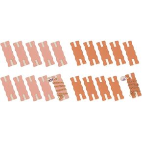 OLYCRAFT 20pcs 2 Colors Portable Tangle-Free Jewelry Organizer 2.5x1x0.1 Inch Rectangle Tangle-Free Necklaces Organizer Necklace Card Holder Universal Jewelry Storage Case for Chain Necklace Storage