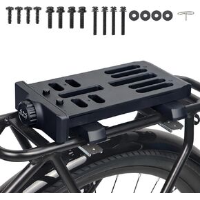 Meghna الخلفية Bike Basket Bracket Quick Release تطبيق واسع مناسب لمعظم أنواع رف الشحن الخلفي مستقرة لدراجة جبل ركاب الدراجة الطري