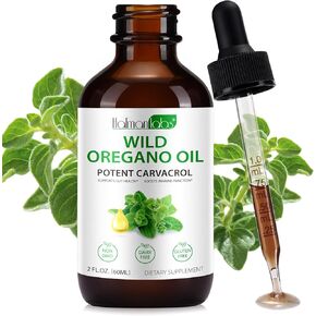 قطرات زيت الأوريغانو البرية ، زيت الأوريغانو مع البذور السوداء ، فيتامين E ، مزيج عشبي سائل للمضادات المناعية ، مضادات الأكسدة ، منظف الأمعاء الهضمي ، دعم صحة الكلى | غير المعدلة وراثيا ، نباتي ، خالية من الغلوتين